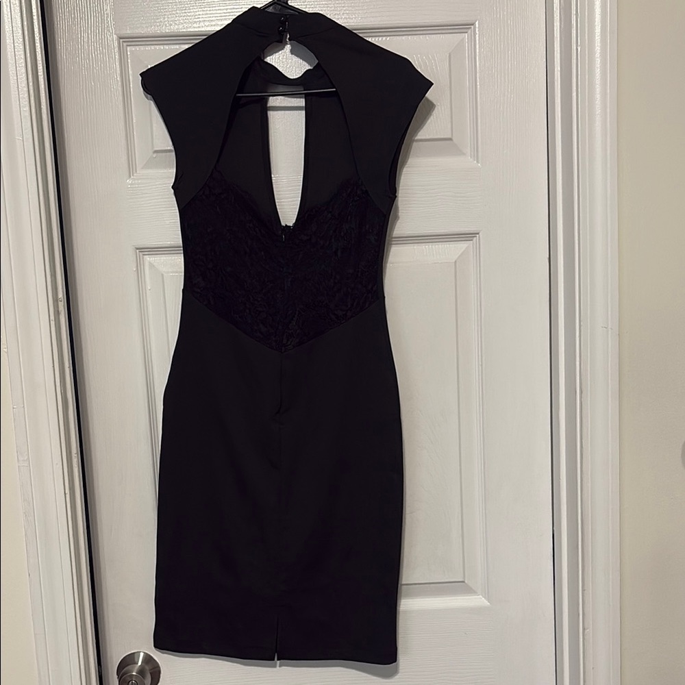 Elegant Black Lace Dress